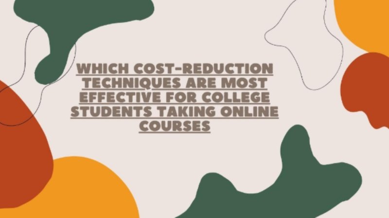 Taking Online Courses